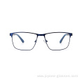 In-Stock Unisex Stylish Latest Rectangle Lightweight Metal Optical Frames Eyewear